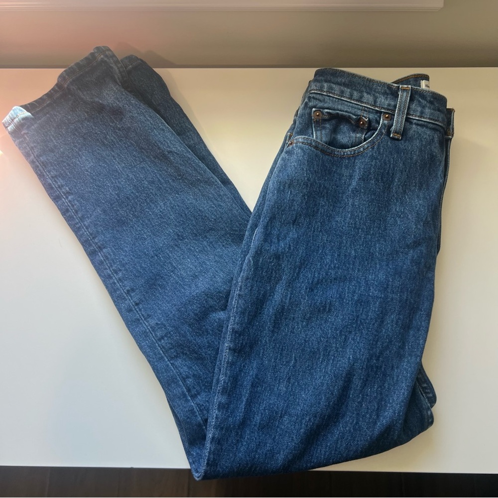 ABERCROMBIE & FITCH 90’S STRAIGHT ULTRA HIGH RISE JEANS - Picture 7 of 10